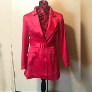 nasty gal pink blazer dress